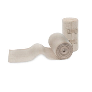 Meditrade ABE extra Haft Kohäsive Kurzzugbinde – Selbsthaftend, atmungsaktiv, flexibel – Für Fixier-, Stütz- und Entlastungsverbände | 8 cm x 5 m; 10 cm x 5 m; 12 cm x 5 m