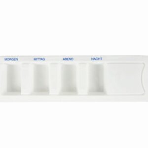 Meditrade Medikamentendispenser 4-fach Inhalt 200 Stück Weiß/Beige - für klinische Anwendung | 1 VE/Karton