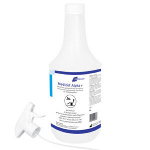 Meditrade Medizid Alpha+ Schaumdesinfektion alkoholfrei - Desinfektion in medizinischen Einrichtungen | 1 L | 12 Flaschen pro Karton; 32 Kartons pro Palette