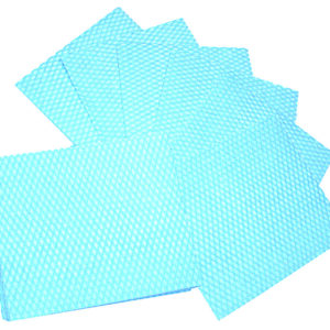 Meditrade Mehrzwecktücher Polyester/Viskose blau/weiß - für klinische Anwendungen | Größe 32x38 cm | 50 Stück/Paket; 20 VE/Karton; Palette 28