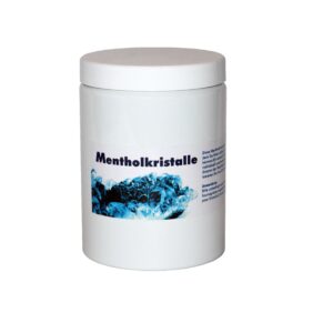 Warda Mentholkristall in 50 g Dose, 100 g Dose, 200 g Dose, 400 g Dose, 1000 g Dose | Sauna, Wellness und Spa Aromatherapie, mentholischer Duft