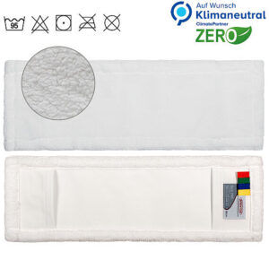 Sprintus Mikrofasermopp Basic PRO weiß 40–50 cm 100% Polyester, 1 Stück