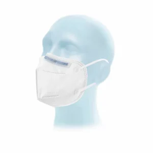 Meditrade Respima FFP2-Faltmaske ohne Ventil und einzeln verpackt VE: 20 St./Box, weiß, blauer Nasenbügel | Schutz in medizinischen Einrichtungen in Kliniken & Praxen wie zum Beispiel Praxis- und Klinikalltag