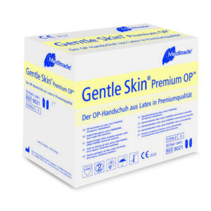 Meditrade Gentle Skin Premium OP OP-Handschuh aus Latex steril und puderfrei - im OP | 5,5–9 | 50 Stück/Paket