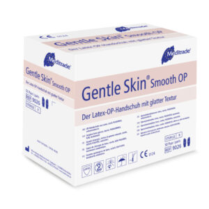 Meditrade Gentle Skin Smooth OP-Handschuh aus Latex, steril, puderfrei - für chirurgische Eingriffe | 5–9 | 50 Stück/Paket