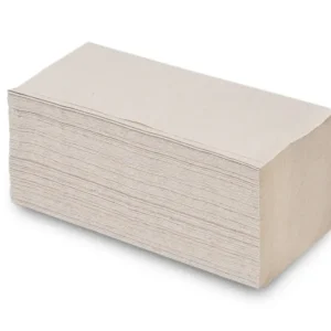 B2B Papierhandtuch aus recyceltem Krepp-Papier V-Falz 1-lagig 22,5 x 22 cm; 24 x 21 cm; 25 x 23 cm | Praxis- und Klinikbereiche, Gesundheitswesen | in medizinischen Einrichtungen