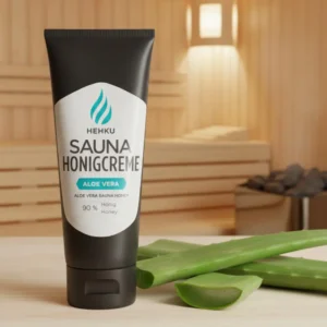 Warda Saunahonigcreme - Aloe Vera/Kräuter/Haferextrakt/Lavendel/Rose Tube in 100 ml | Hautpflege für Haut im Sauna-Bereich, feuchtigkeitsspendend, beruhigend, geeignet für Spa und Wellness