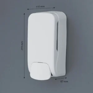 B2B Schaumseifenspender manuell Schaumseifenspender mit Füllstandskontrolle und Schlüsselsystem | 500 ml | Hygienespender in Praxen, Kliniken und Bürogebäuden | an Seifenstationen in Sanitärbereichen