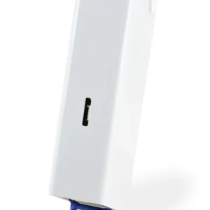 B2B Seifenspender 500 ml aus schlagfestem Kunststoff Tropffreie Seifenausgabe Füllstandsanzeige Abschließbar blauer Hebel, grauer Hebel | medizinische Einrichtungen, Praxen, Kliniken | in Praxen und Kliniken