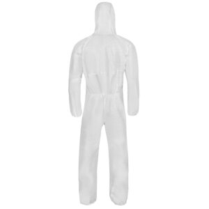 Tyvek® 500 Xpert Schutzoverall weiß, PE-Spinnvlies, antistatisch, CE Kat. III Typ 5B/6B, Partikel- & begrenzter Spritzschutz, Schutz vor radioaktiven Partikeln, VE 100 Stück
