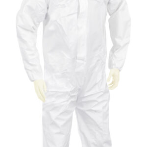 Meditrade Suavel Yeti Chemischer Schutzanzug Kat III Typ 5/6 Weiß - Krankenhaus/Klinische Anwendung | M–XXL | 50 Stück pro Karton